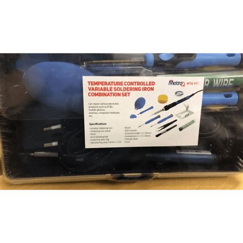 MTQ911 Temperature controlled variable soldering iron combination set ...