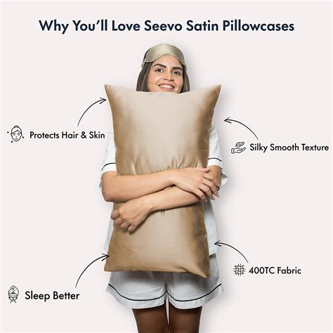 Buy Seevo Pillow Covers Online | Available in Satin & 100% Cotton ...