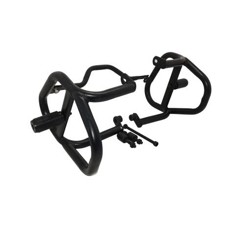 Cross Crash Guard with Round Sliders for Interceptor 650 & Continental ...