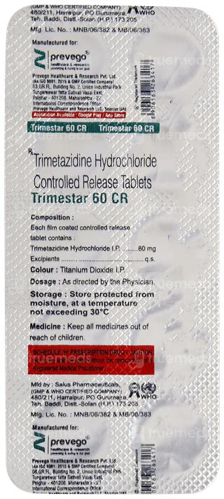 Trimestar 60 Cr Tablet 10 - Uses, Side Effects, Dosage, Price | Truemeds