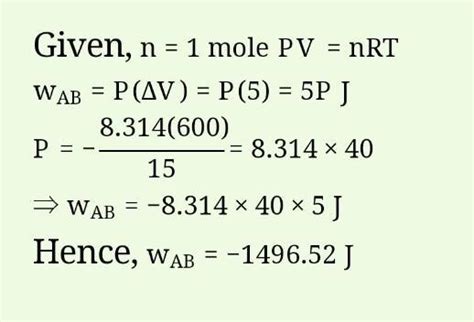 If one mole monoatomic ideal gas was taken through process ab as shown ...