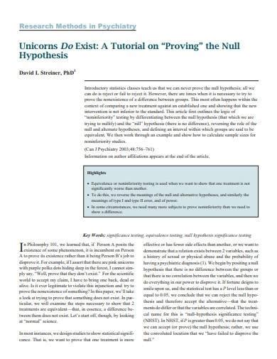 Null Hypothesis Examples Excel 的图像结果