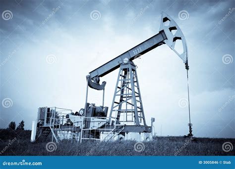 An oil pump jack stock photo. Image of depletion, gasoline - 3005846