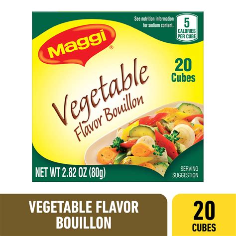 Maggi Vegetable Flavor Bouillon Cubes