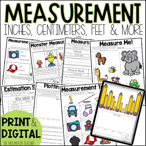 Image result for Measurement Inches Worksheets