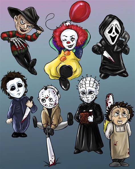 Horror Cartoon, Horror Movies Funny, Horror Movie Characters, Horror ...