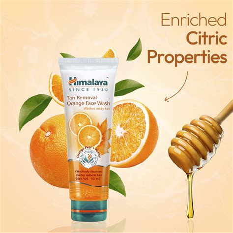 Himalaya Tan Removal Orange Face Wash - Visibly Reduces Tan – Himalaya ...