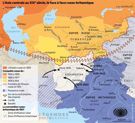 Central Asia in the 19th century Masters of the... - Maps on the Web