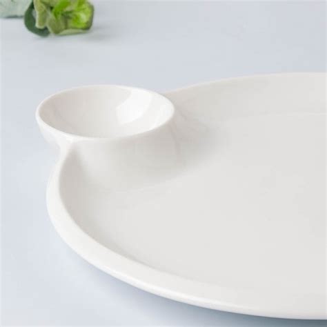 Serena Lily White Round Section Plate Online - Premium Section Plate ...