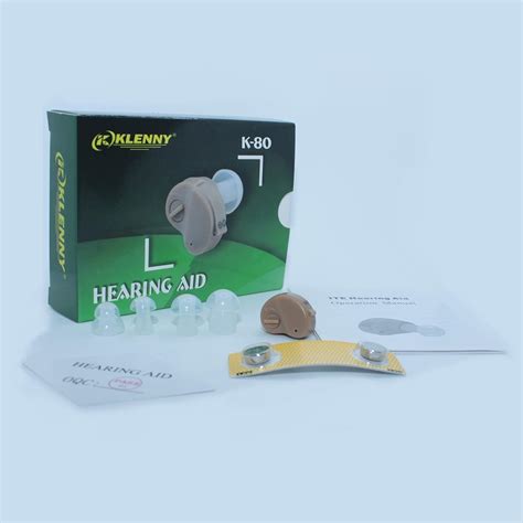 KLENNY® Hearing Aids K80 ITE In the Ear Hearing Aid, Mini Invisible ...