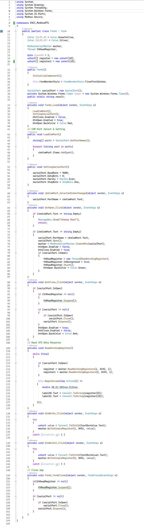 Image result for Modbus Visual Studio