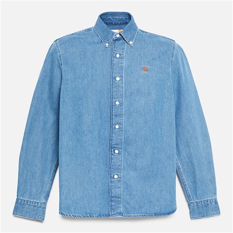 Denim Shirt for Men in Blue
