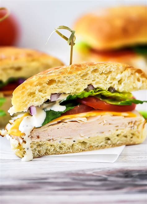 Chicken Caesar Sandwiches