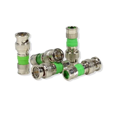 LOGICO 20 Lot BNC Compression Type Connector 75 Ohm coax coaxial RG59 ...