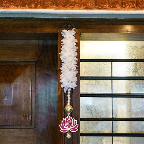Buy Handcrafted Shubh Lotus Door Hanging Online On Zwende