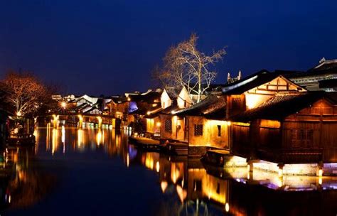 晚上的苏州水乡，中国。—高清视频下载、购买_视觉中国视频素材中心