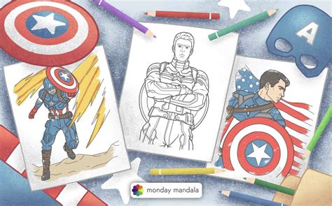 Captain America Images Free Printable Coloring Pages - Infoupdate.org