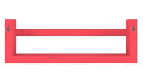 Adona Aura Floating Compact Kids Wall Shelf with Books Retainer Set of ...