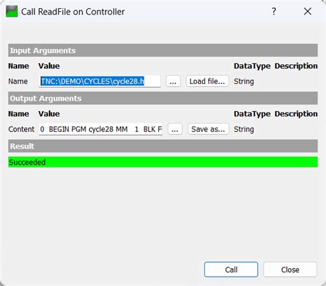 Example: Heidenhain Bridge | Documentation