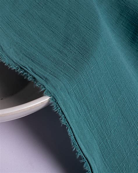 Buy Green Poly Hammer Slub Mill Dyed Fabric 58" 21 kg Online at ...