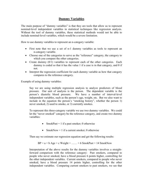 Dummy Variable Examples 的图像结果