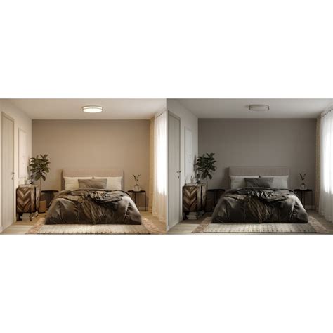 Good Earth Lighting Jordan 1-Light Satin Nickel LED Flush Mount Light ...