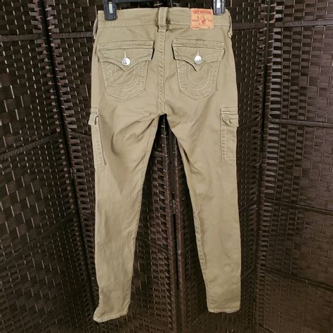 True Religion Cargo Pants Khaki