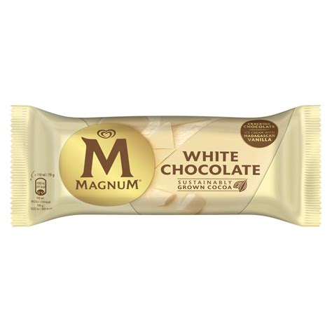 Magnum Ice Cream Stick White Chocolate 110 ml - One Stop