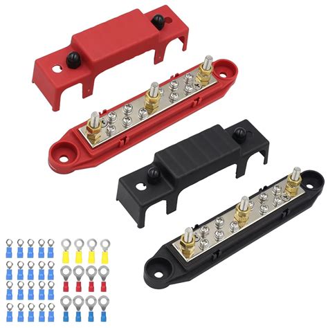 DIKJAK 150A 12-48V 10 Terminals Bus Bar Automotive Power Distribution ...