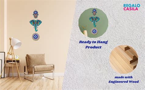 Regalo Casila Regalocasila Elephant Wooden Wall Hanging For Home Decor ...