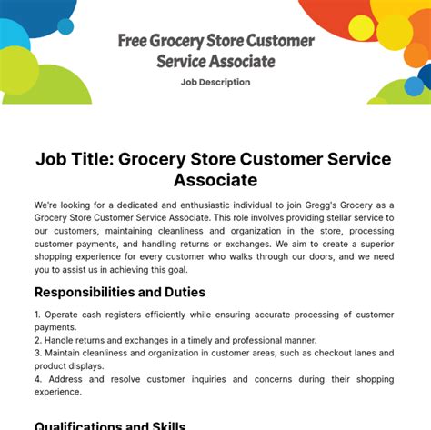 Image result for Retail Store Customer Service Job Description