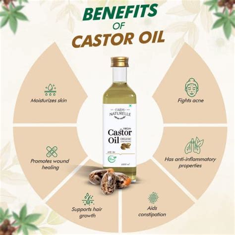 Castor Seed Oil – 100% Pure and Cold Pressed – Farm Naturelle