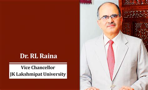 JK Lakshmipat University, RL Raina Article, RL Raina Vice Chancellor ...