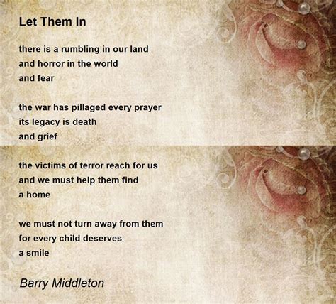 Printable Let Them Poem By Cassie Phillips