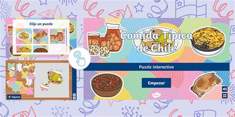 Puzzle Interactivo - Comida Típica de Chile (teacher made)