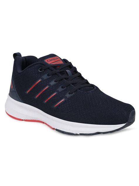 Buy Running Shoes For Men: Vacum-Navy-Red | Campus Shoes