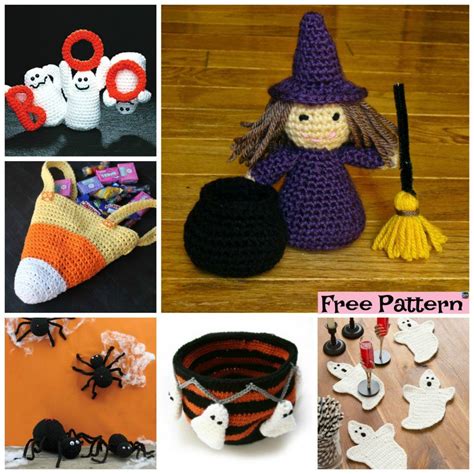 simple halloween crochet patterns free