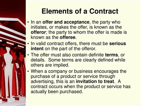 Image result for Contract Elements