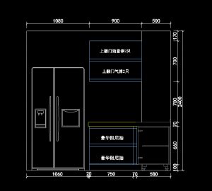 精品室内设计厨房类整体橱柜CAD图库，厨房CAD图纸下载 - 易图网