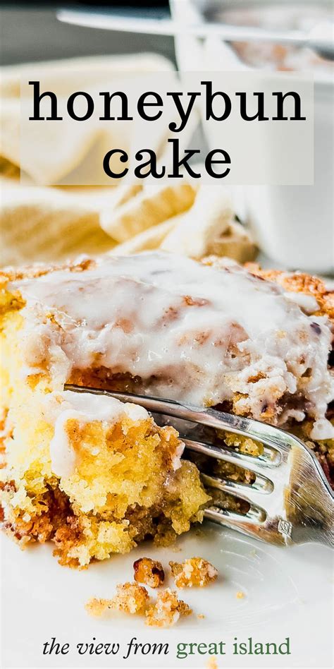 Honeybun Cake • starts with a cake mix!