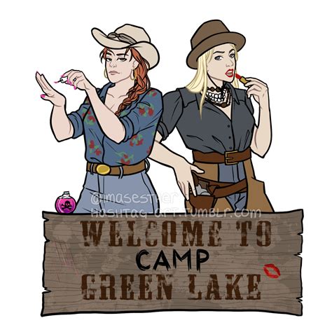 Camp Green Lake Map Clipart - Clipart