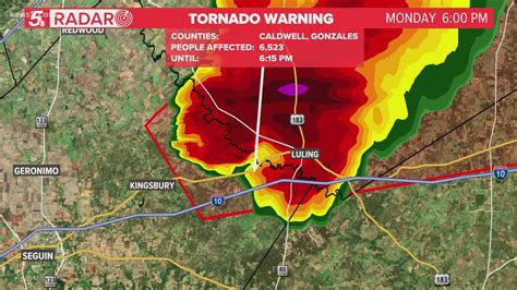 TORNADO WARNING: A severe thunderstorm is racing down I-10, and ...