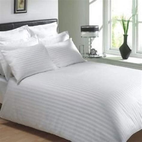 Kuber Industries Self Stripe 300 TC Satin Double Bedsheet with 2 ...