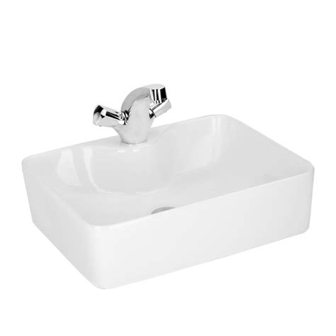 Eauset Ashley 480x375x130 White Over Counter Wash Basin | mykit | Buy ...
