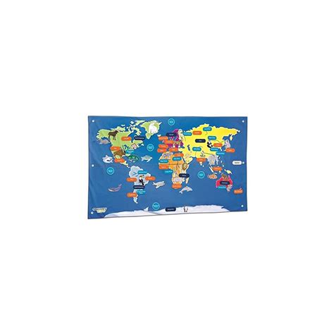 Buy Palace Curriculum World Map Kids - Laminated - Wall Chart Map The ...