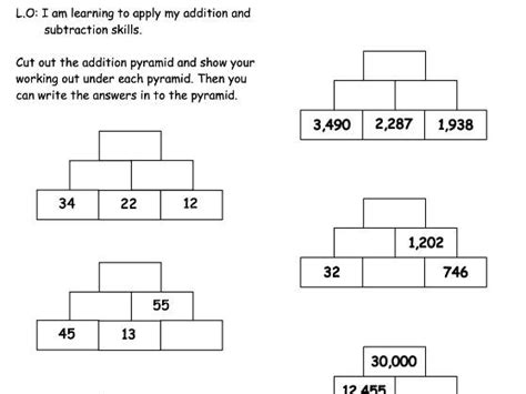 Image result for CGP Algebraic Addition Pyramid KX