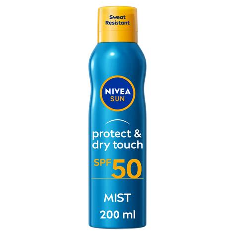 Buy NIVEA Sun Protect and Dry Touch Cooling Sun Mist SPF 50, Refreshing ...