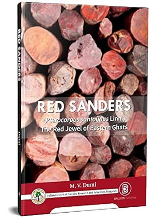 Red Sanders [Hardcover] M. V. Durai : M. V. Durai: Amazon.in: Books