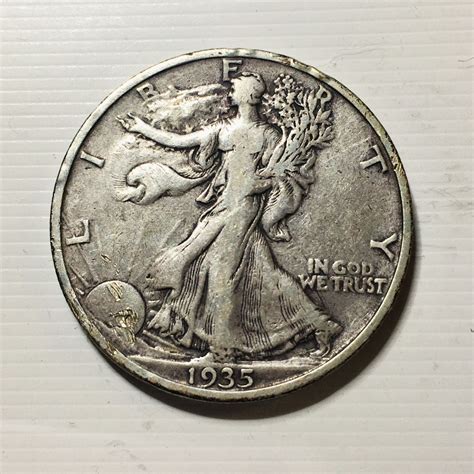 1935-S Silver Walking Liberty Half Dollar | Property Room