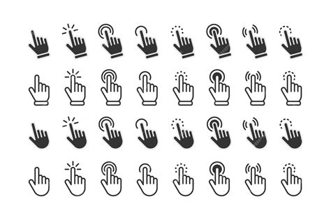 Computer Mouse Pointer Hand 的图像结果